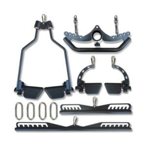 Multi-Grip Lat Pulldown & T-Bar Row Attachment Set for Cable Machine Home Gym
