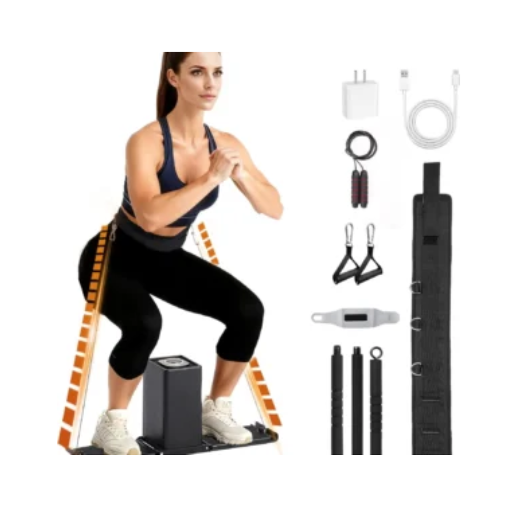 Foldable Smart Home Gym | Portable Full Body Workout Machine with 180lbs Dynamic Resistance